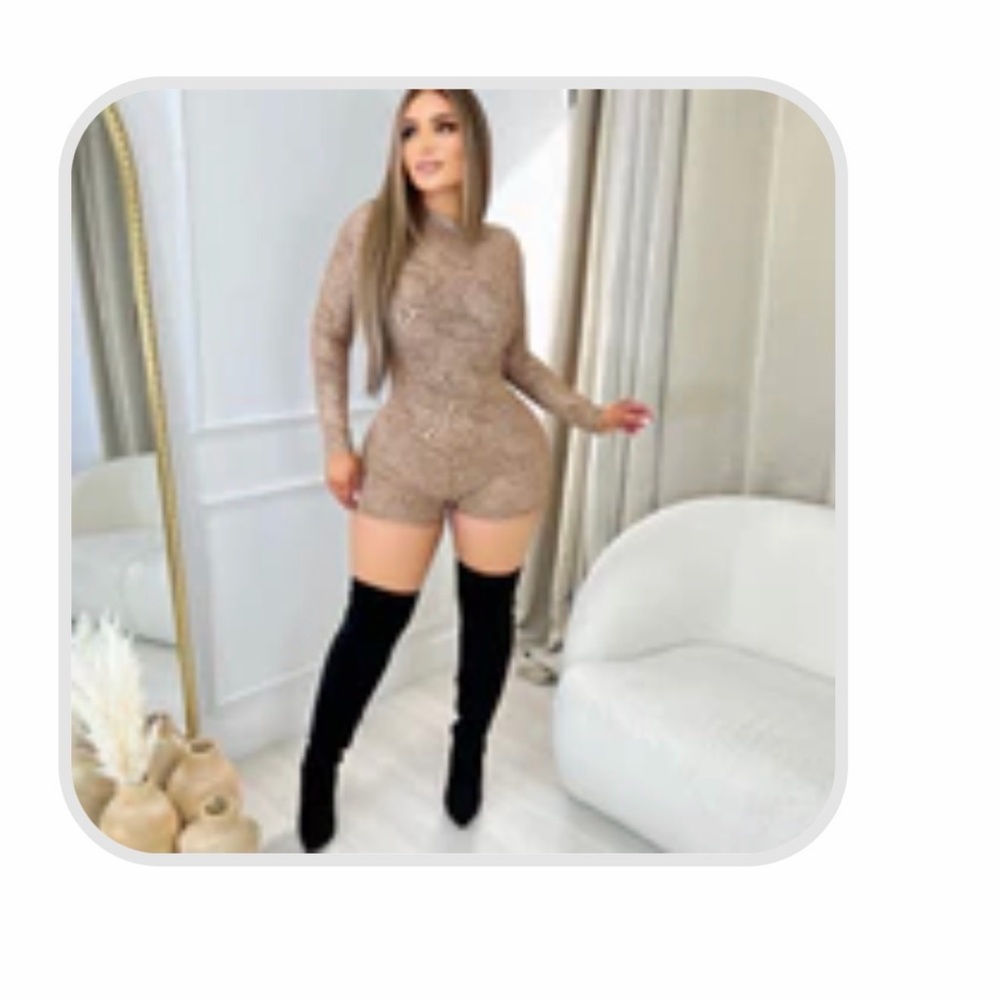 Bronze/Gold Shimmer Romper